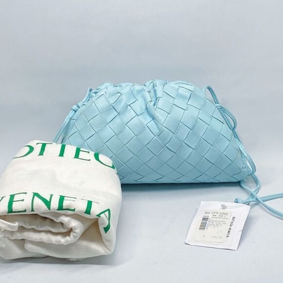 Bottega Veneta Pouch Mini Intrecciato leather clutch - Picture 2 of 14